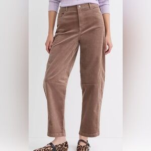 LOFT New with Tags Women’s Barrel Corduroy Cropped Pants Size 27